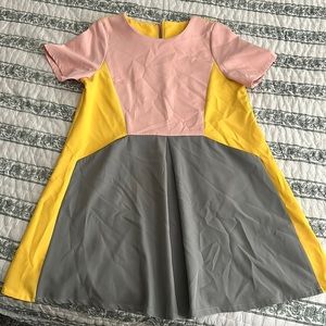 Tricolored Aline dress